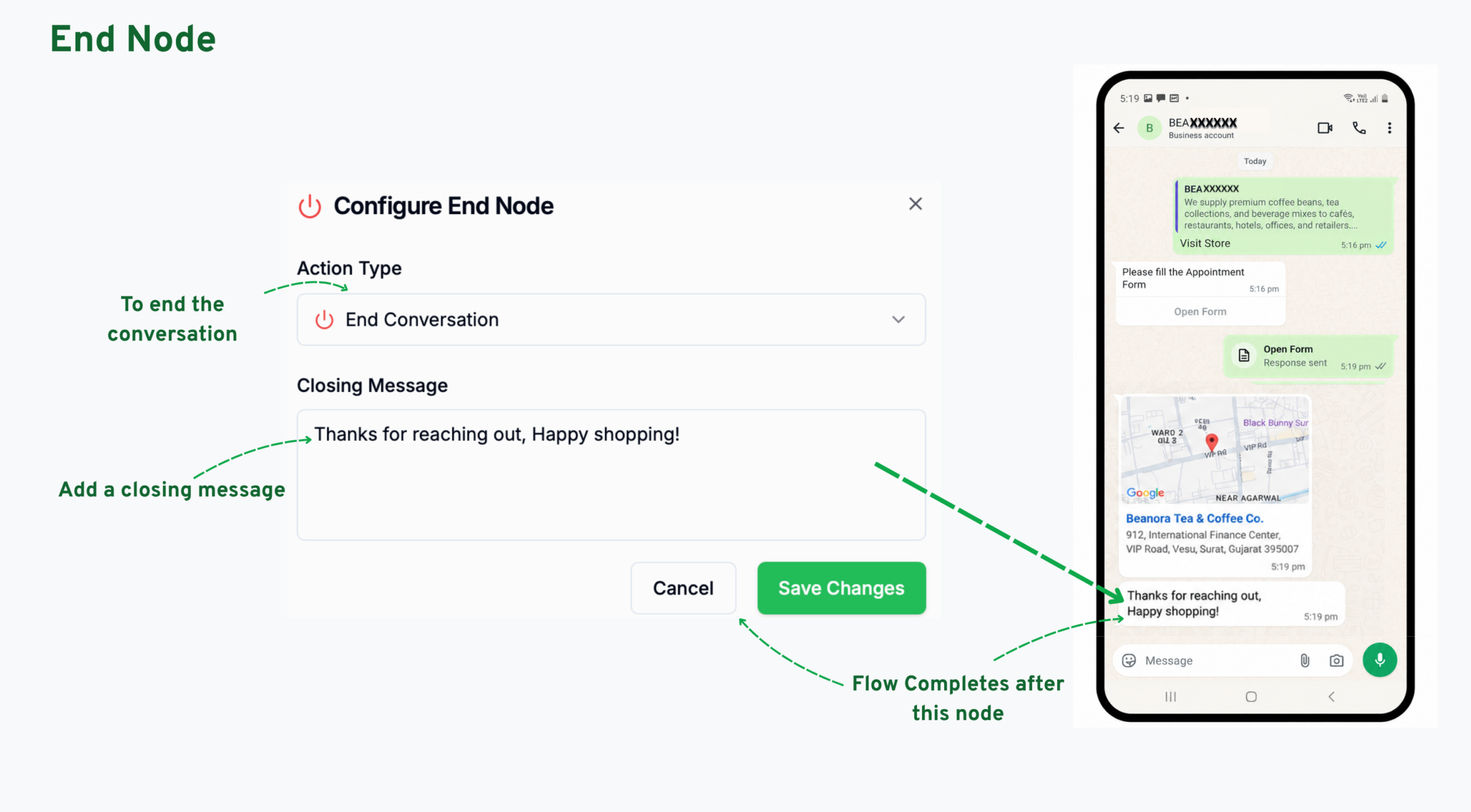 End Node | Onbbits Help Center